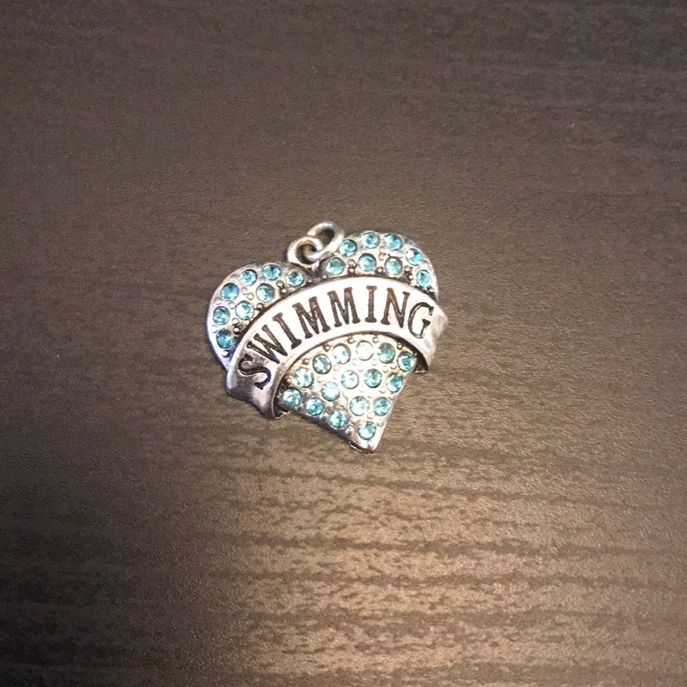 Swimming Charm for necklace